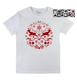 Прикольные футболки: Олени Мозайка